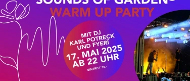 Event-Image for 'SOUNDS OF GARDEN - WARM UP PARTY'