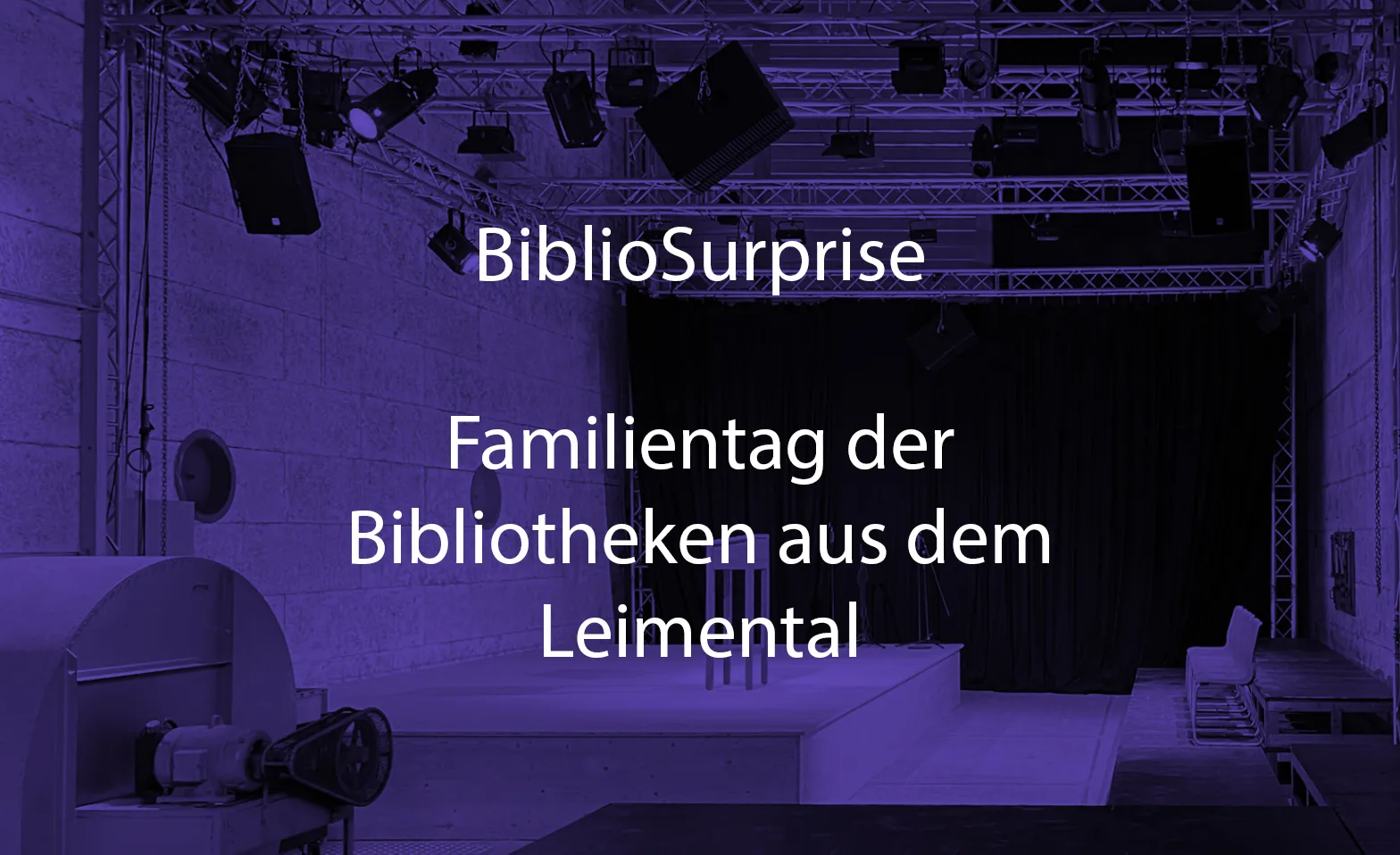Event-Image for 'BIBLIOSURPRISE – FAMILIENTAG DER BIBLIOTHEKEN AUS DER REGION'