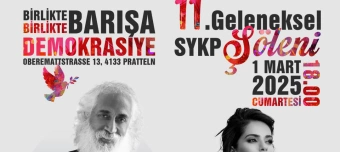 Organisateur de SYKP 11. Şöleni: Demokrasi ve Barış İçin Buluşuyoruz