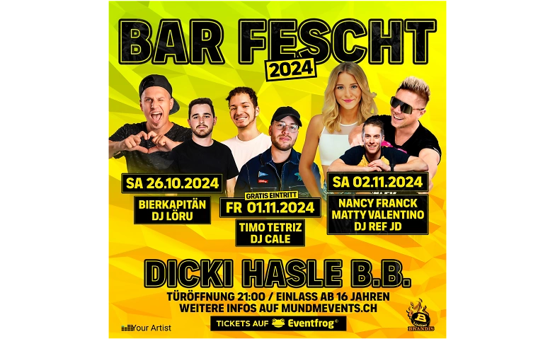 Event-Image for 'BAR FESCHT 2024 HASLE B.B.'