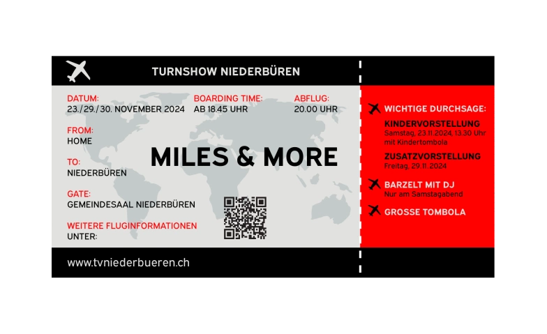 Turnshow Niederb&uuml;ren - Miles &amp; More ${singleEventLocation} Billets