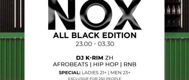 Event-Image for 'NOX - ALL BLACK EDITION'