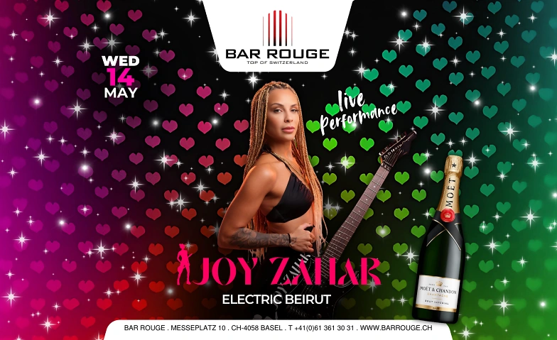 JOY ZAHAR - ELECTRIC BEIRUT (Live Performance) Tickets