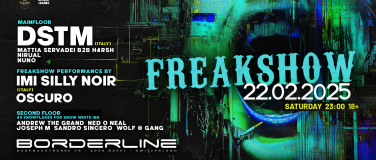 Event-Image for 'FREAKSHOW w/ DSTM & IMI SILLY NOIR'