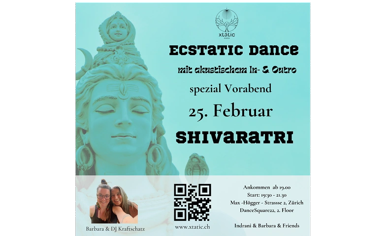 Dienstag Ecstatic Dance  Shivaratri DJ Kraftschatz &amp; Barbara ${singleEventLocation} Tickets