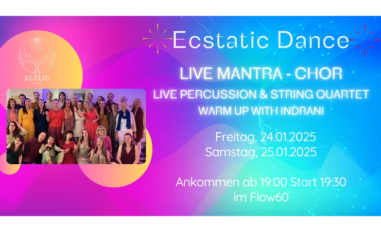 Ecstatic Dance Live: Mantra Chor-Percussion-String Quartet ${singleEventLocation} Billets