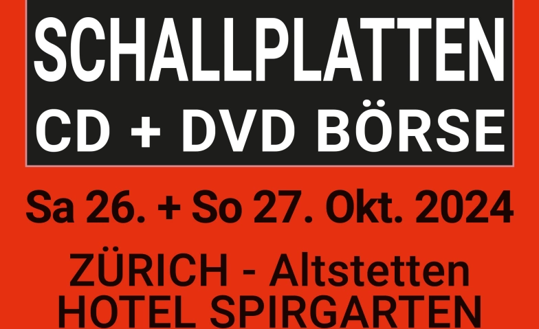 Event-Image for '27. Intern Schallplatten + CD Börse Zürich'