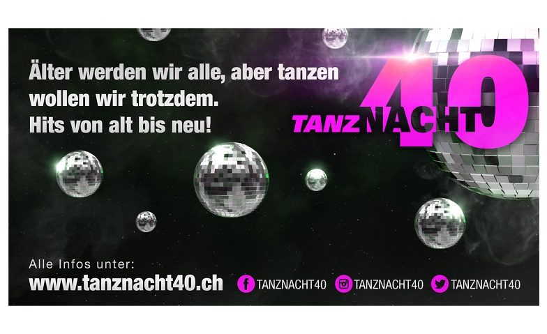 Tanznacht40 ${singleEventLocation} Billets