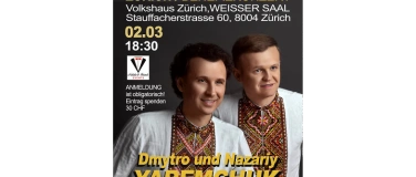 Event-Image for 'Dmytro & Nazariy Yaremchuk - ZURICH'