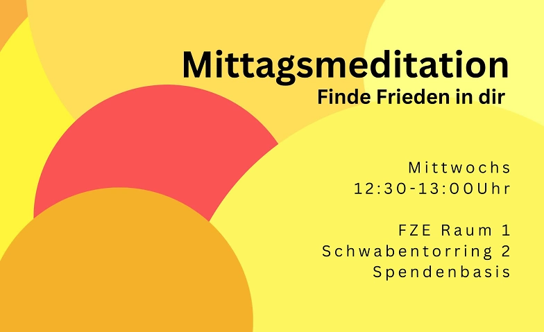 Event-Image for 'Meditation am Mittag, finde Frieden in dir - beim Schwabento'