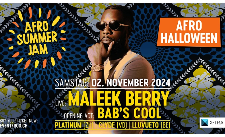 Event-Image for 'Afro Halloween by Afro Summer Jam with *Maleek Berry*'