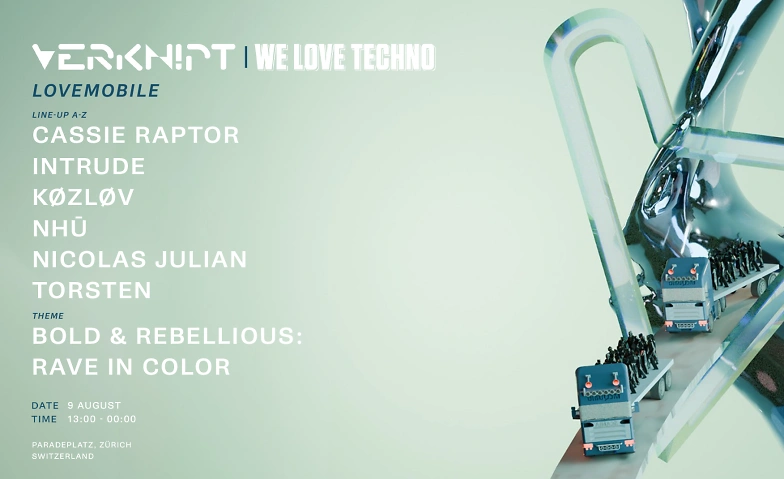 Event-Image for 'Verknipt x We Love Techno - Lovemobile'