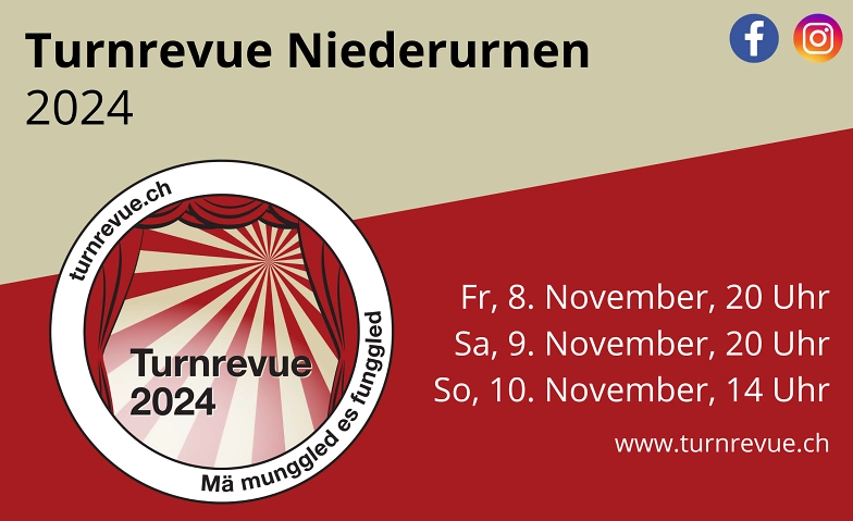 Turnrevue Niederurnen &laquo;M&auml; munggled es funggled&raquo; ${singleEventLocation} Billets