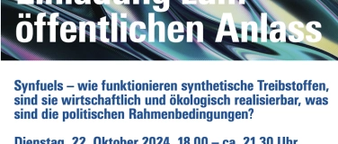 Event-Image for 'Synfuels – wie funktionieren synthetische Kraftstoffe'