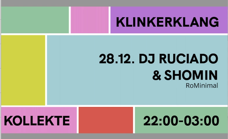 Event-Image for 'KLINKERKLANG mit DJ RuCiado & Shomin'