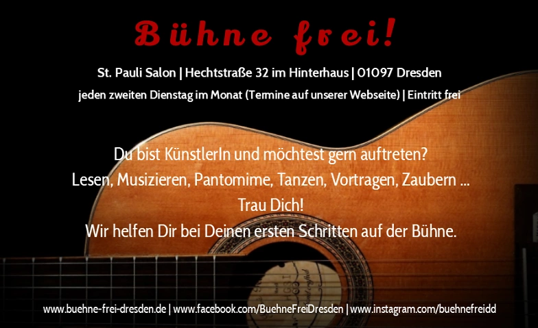 &quot;B&uuml;hne frei!&quot; Dresden ${singleEventLocation} Billets