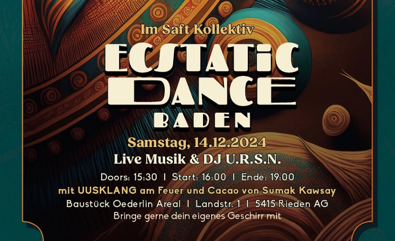 Ecstatic Dance Baden ${singleEventLocation} Billets