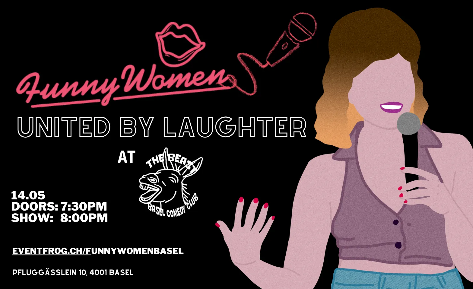 Event-Image for '14/05 Funny Women (UK) Live in Basel – United by Laughter'