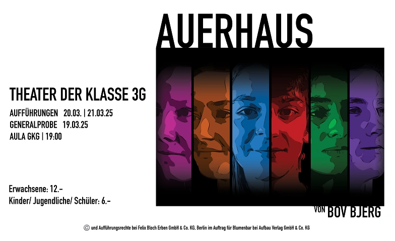 Theater 3g &bdquo;Auerhaus&ldquo; Tickets