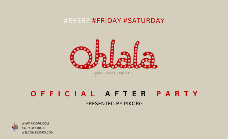 After Party Ohlala ${singleEventLocation} Billets