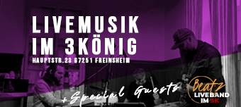 Organisateur de Livemusik im 3K - BEATZlive Band am 29.01.2025