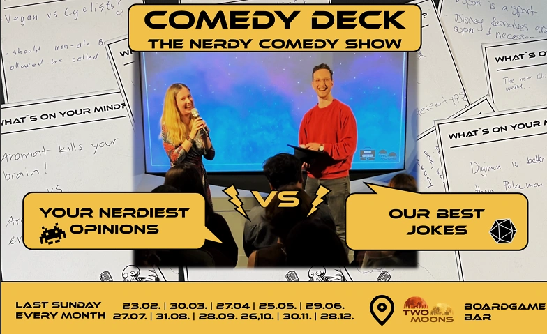 Comedy Deck - the Nerdy Standup Show (EN) ${singleEventLocation} Billets