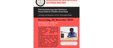 Event-Image for 'Dekolonisierung des Denkens: Aoua Kéita & Cheikh Anta Diop'