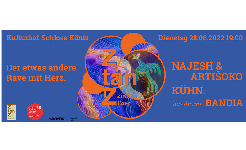 ZtanZ – Zischtig Rave Kulturhof Schloss Köniz | Rossstall, Köniz Tickets