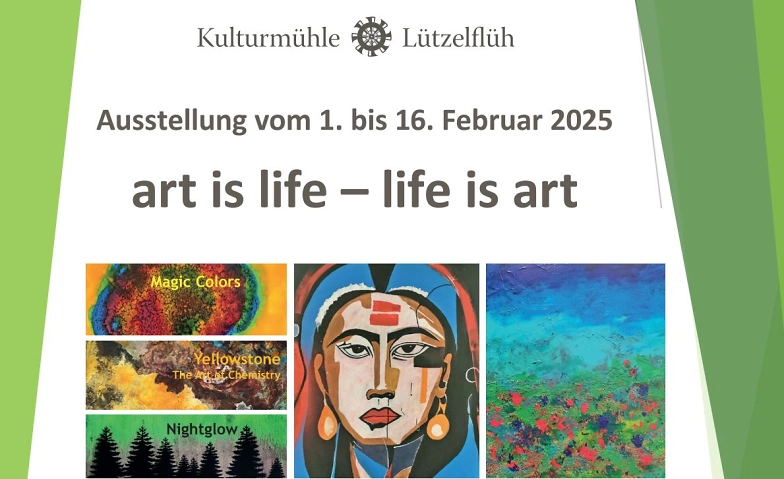 Event-Image for 'Ausstellung art is life - life is art'