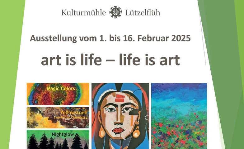 Ausstellung art is life - life is art ${singleEventLocation} Billets