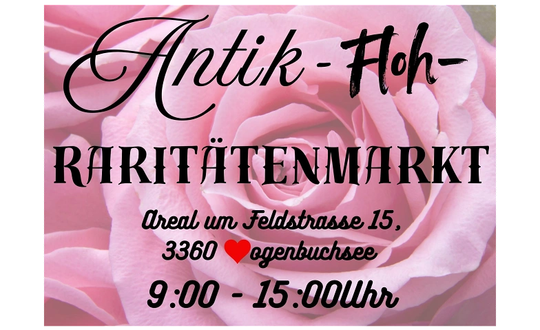 Antik-Floh-und Rarit&auml;tenmarkt Tickets