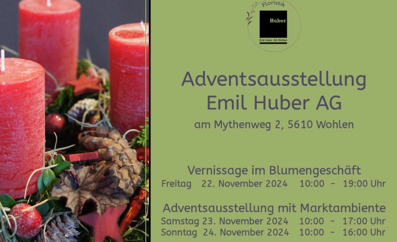 Event-Image for 'Adventsausstellung Emil Huber AG'