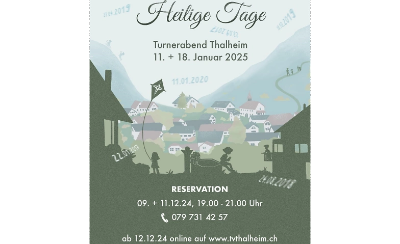 Turnerabend Thalheim 2025 - Heilige Tage ${singleEventLocation} Billets