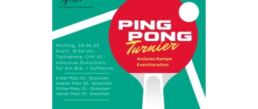 Event-Image for 'Ping Pong Turnier in der Amboss Rampe ROUND FIVE'