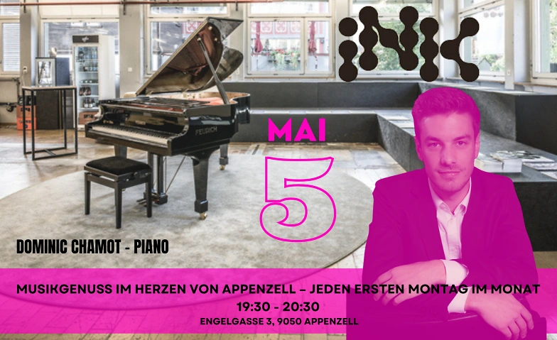 Piano Rezital mit Dominic Chamot im INK ${singleEventLocation} Tickets