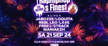 Event-Image for 'RapHipHopSFinest Sa21Sept MansionClub Hinwil'