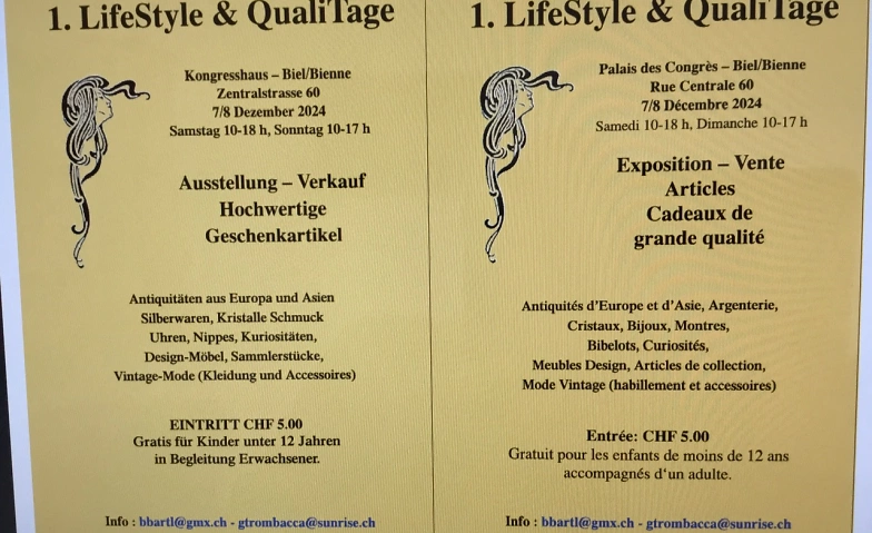 1. LifeStyle &amp; QualiTage ${singleEventLocation} Billets