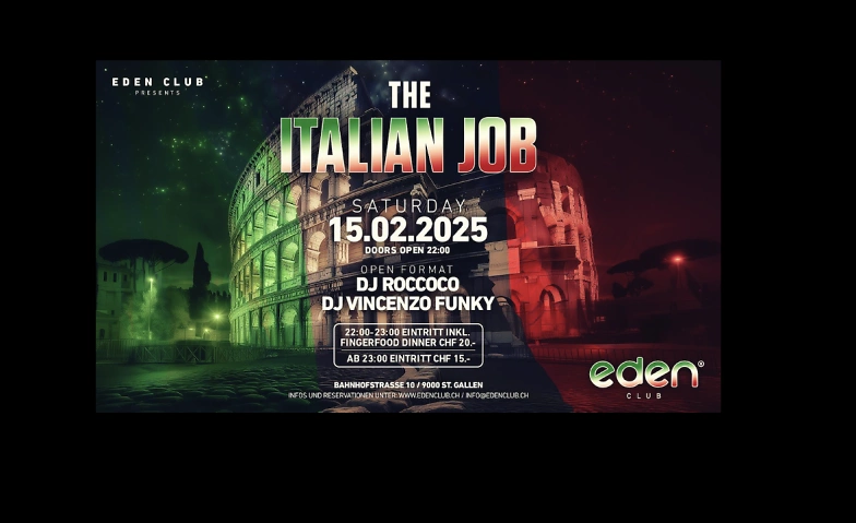 Event-Image for 'THE ITALIAN JOB'