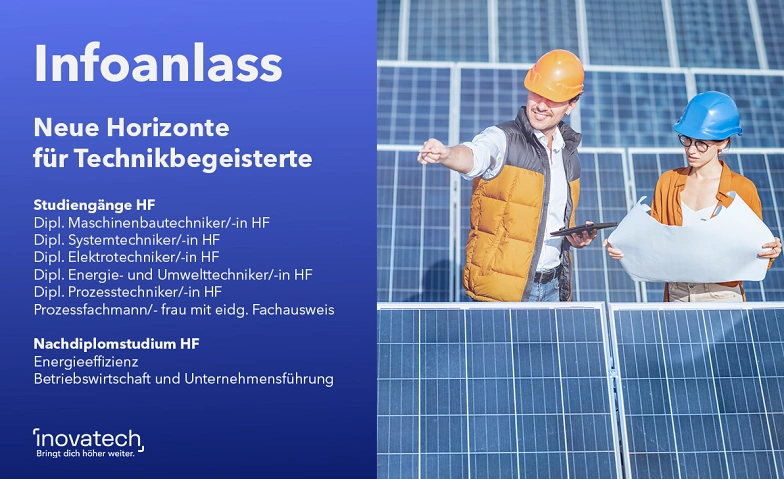 Infoanlass Inovatech H&ouml;here Fachschule Tickets