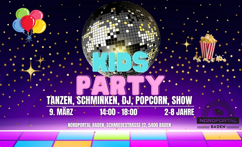 Event-Image for 'Kids Party im Nordportal Baden ( begrenzte Ticket )'