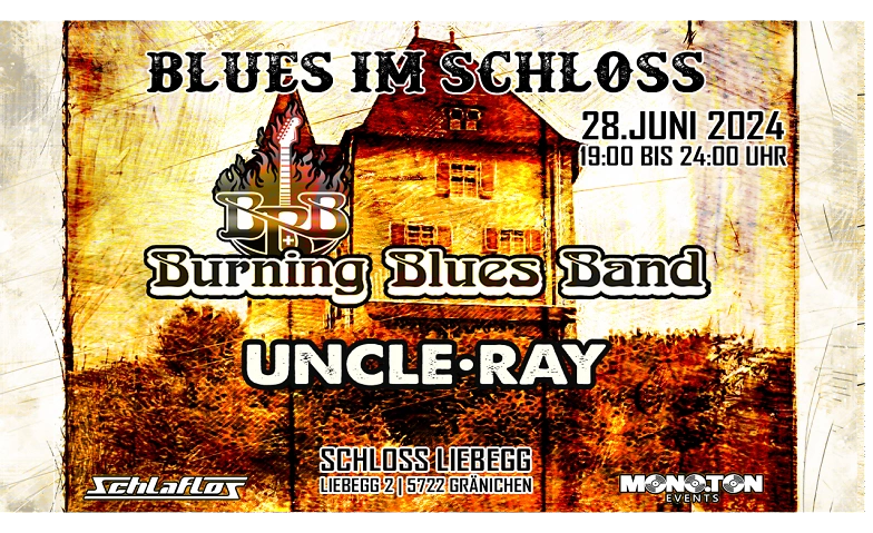 Event-Image for 'Blues im Schloss W/ Burning Blues Band & Uncle Ray'