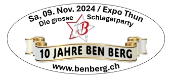 Organisateur de 10 JAHRE BEN BERG - DIE GROSSE SCHLAGERPARTY