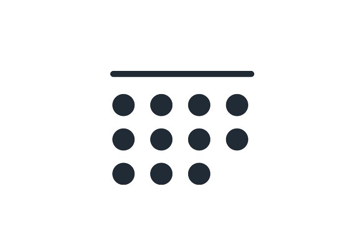Icon Saalplan