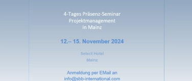 Event-Image for '4-Tages Schulung Projektmanagement in Mainz 12.-15.11.24'