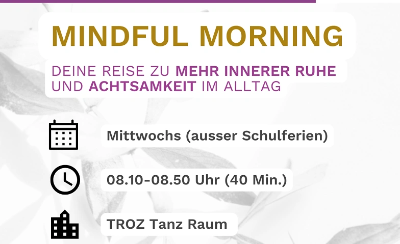 Kurs: Mindful Morning Tickets