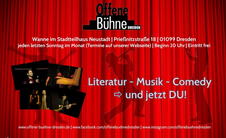 Offene B&uuml;hne Dresden ${singleEventLocation} Billets