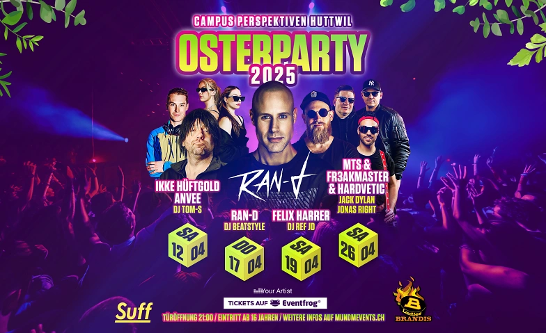 Event-Image for 'Osterparty 2025 Huttwil'