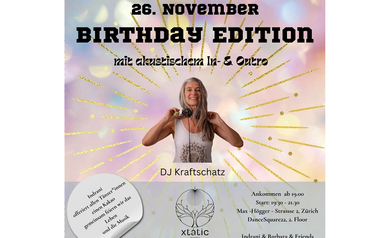 Dienstag Ecstatic Dance  DJ Kraftschatz &amp; Barbara+Friends ${singleEventLocation} Billets