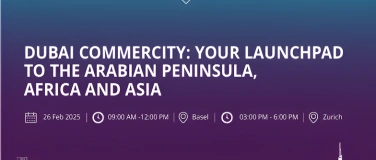 Event-Image for 'DUBAI COMMERCITY: YOUR LAUNCHPAD TO THE MENA REGION& BEYOUND'