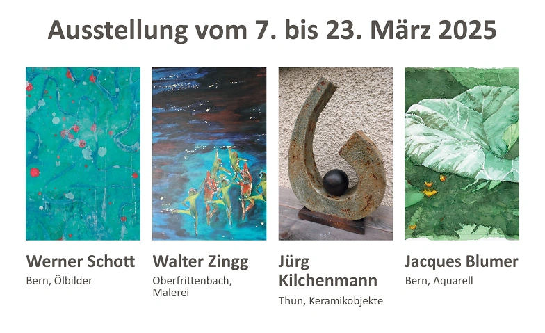 Ausstellung W. Schott, W. Zingg, J. Kilchenman, J. Blumer ${singleEventLocation} Billets